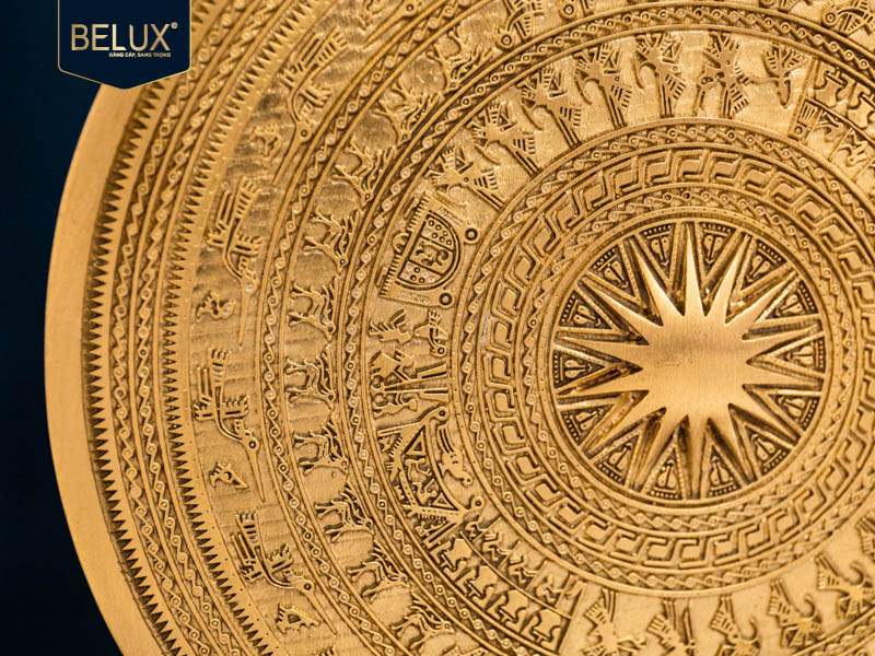 Biểu trưng mặt trống hoa sen các kích thước